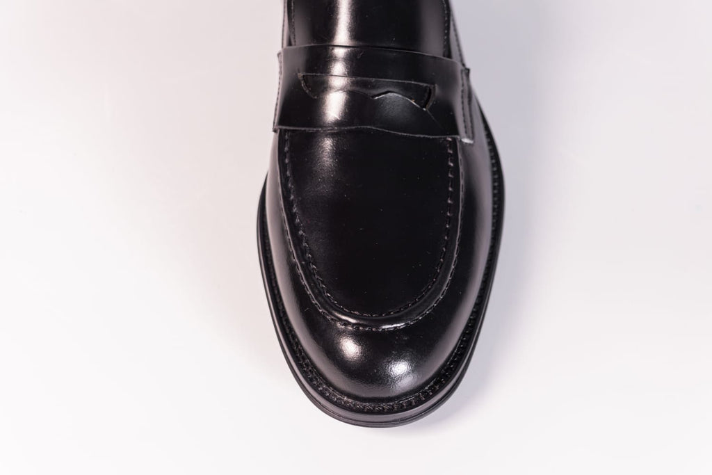 MOCASSIN DEMASQUABLE NOIR CUIR