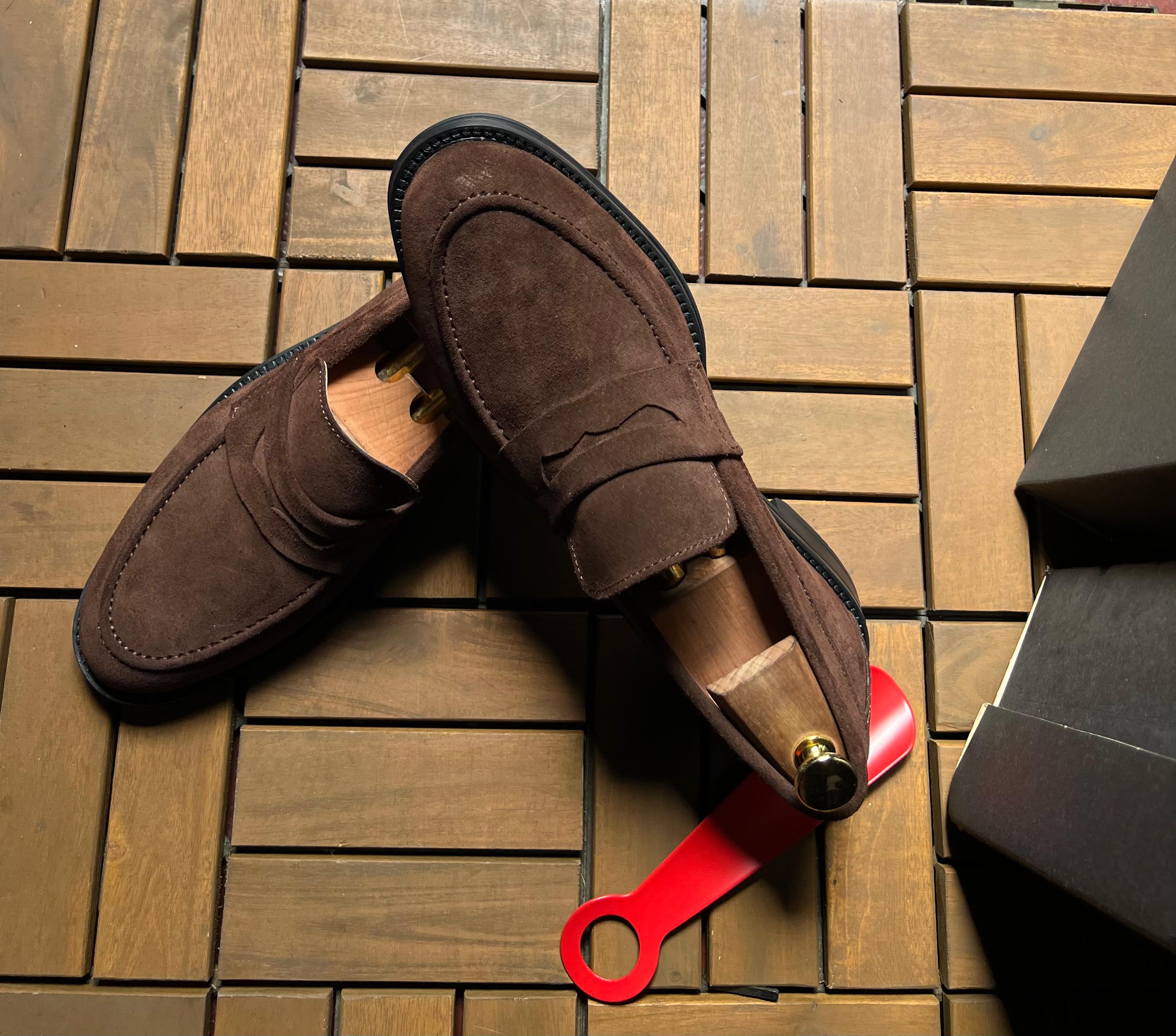 MOCASSIN MARRON DAIM