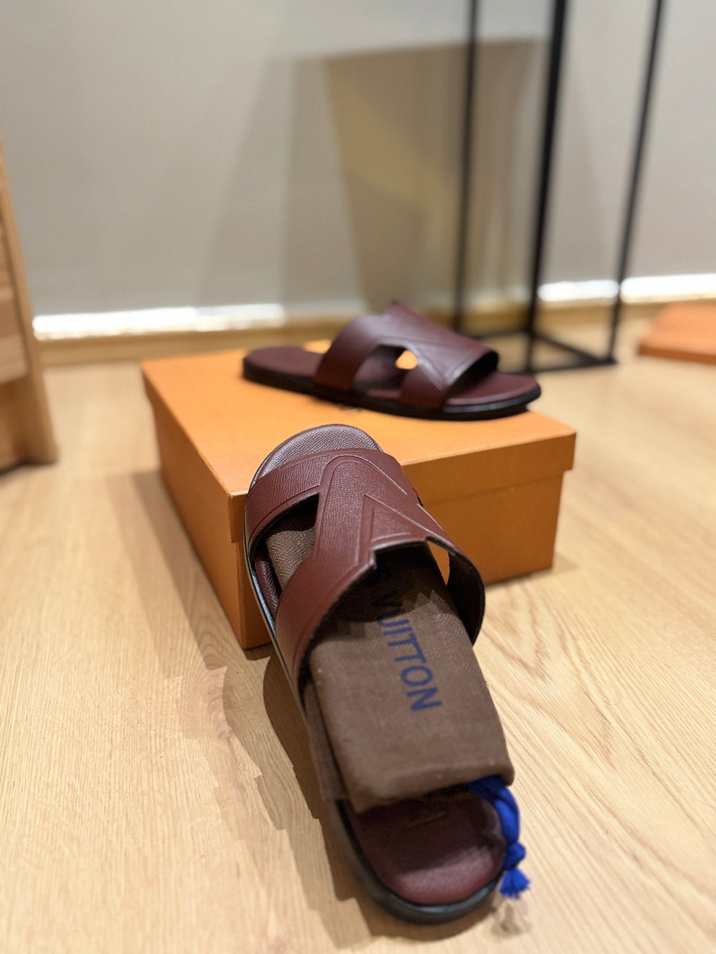 Mule LV Oasis Bordeaux