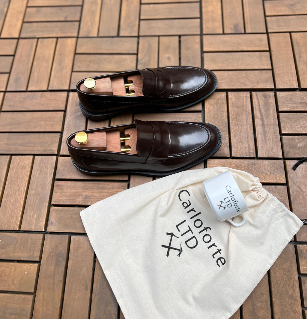 MOCASSIN DEMASQUABLE marron foncé