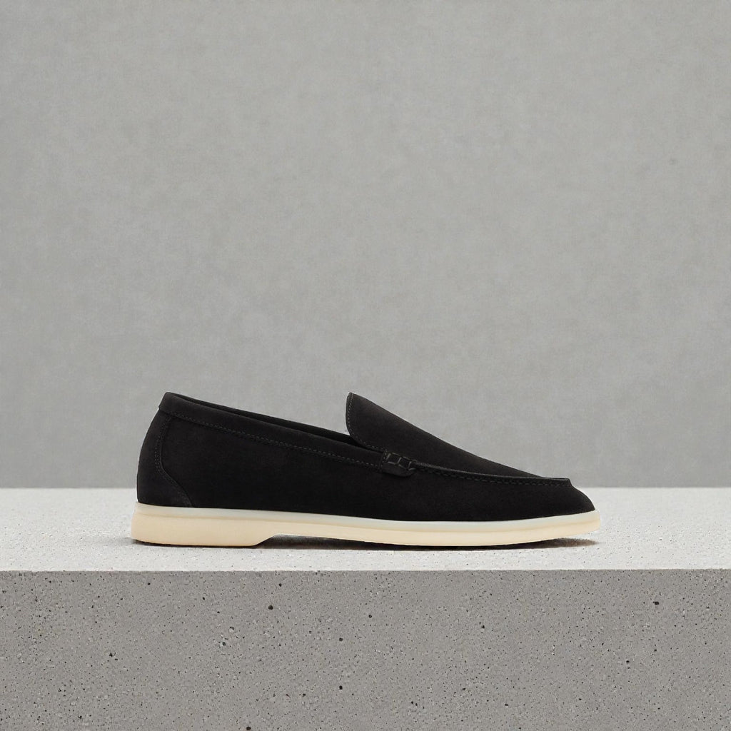 Mirella black suede