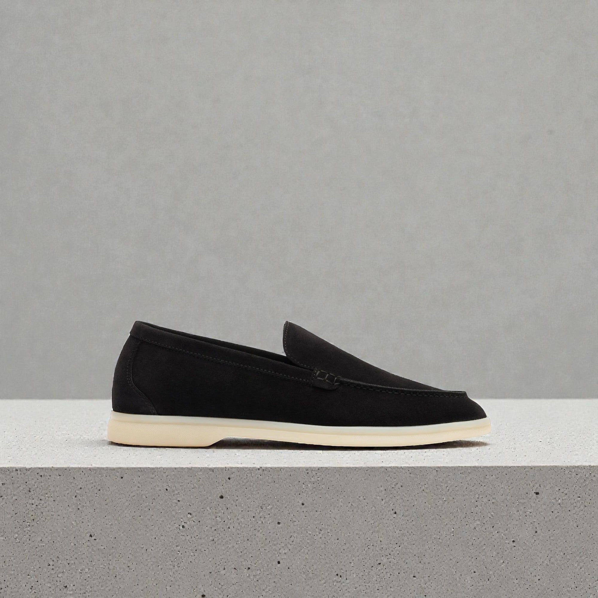 Mirella black suede