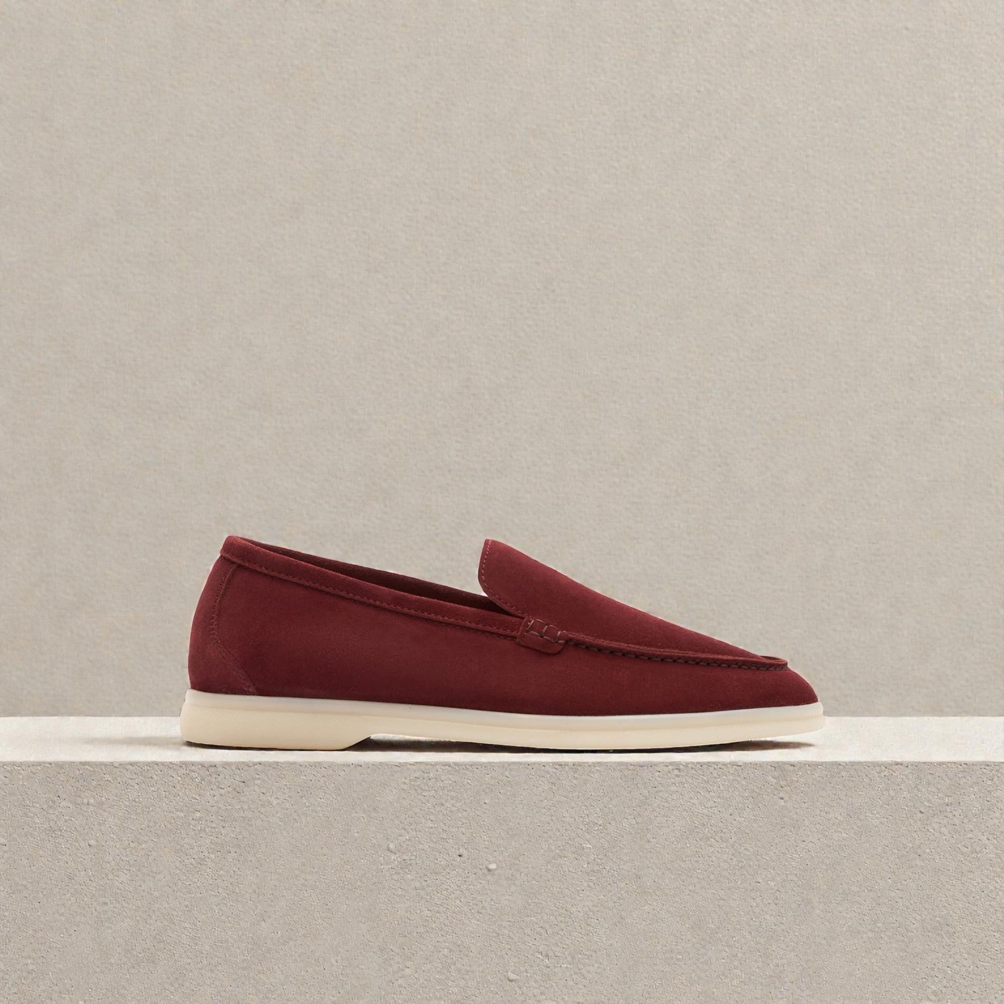 Mirella Burgundy Suede