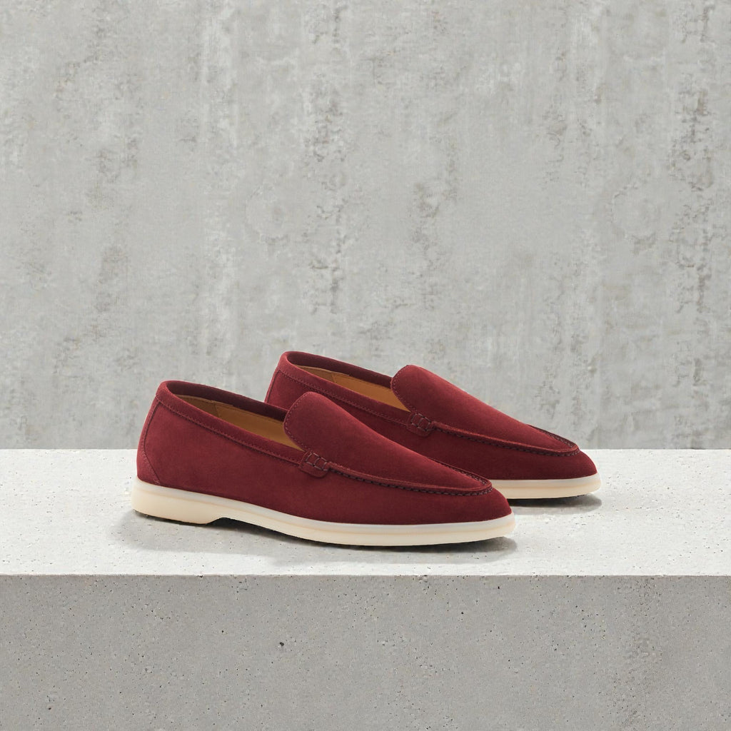Mirella Burgundy Suede